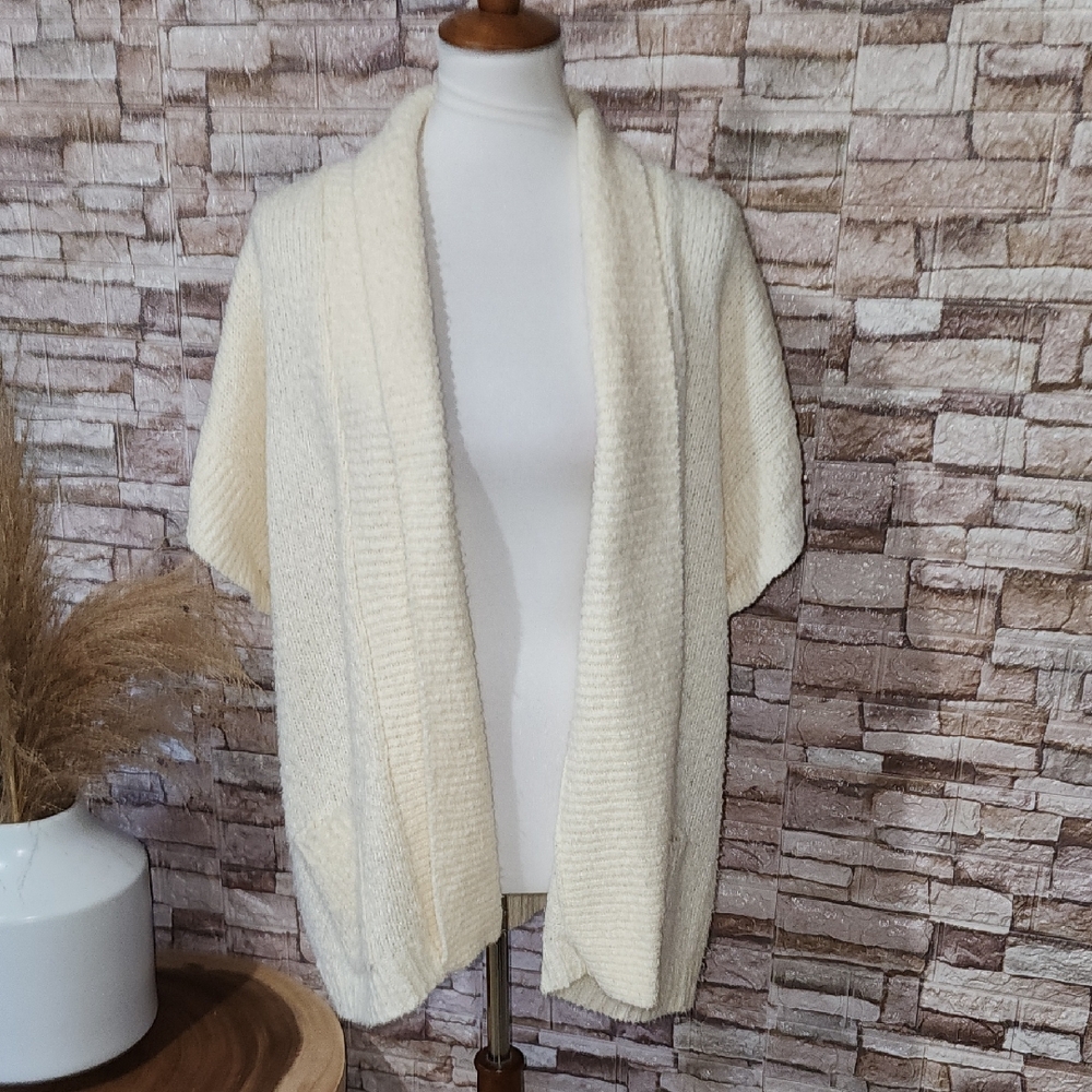 Samuel Jason Cream Sweater Cardigan